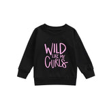 Baby Sweatshirt Tops with Letter Print