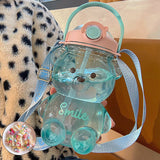 Kawaii Bear Water Bottle for Kids